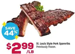 Grocery Outlet St. Louis Style Pork Spareribs offer