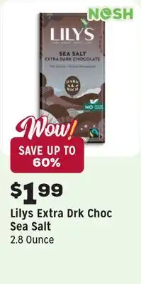 Grocery Outlet Extra Drk Choc Sea Salt offer