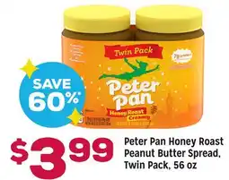 Grocery Outlet Peter Pan Honey Roast Peanut Butter Spread offer