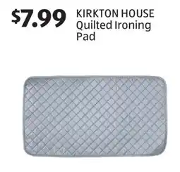 Aldi KIRKTON HOUSE Quilted Ironing Pad offer
