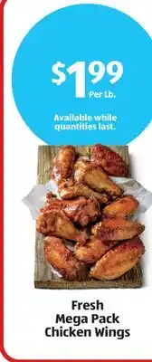 Aldi Fresh Mega Pack Chicken Wings offer
