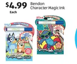 Aldi Bendon Character Magic Ink offer