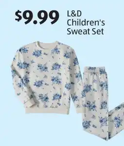 Aldi L & D Children's Sweat Set offer