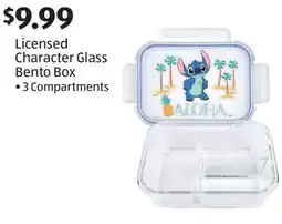 Aldi Licensed Character Glass Bento Box offer