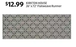 Aldi KIRKTON HOUSE 26 x 72 Flatweave Runner offer