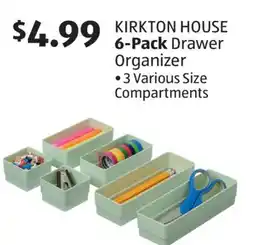 Aldi KIRKTON HOUSE 6-Pack Drawer Organizer offer