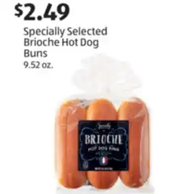 Aldi Specially Selected Brioche Hot Dog Buns offer