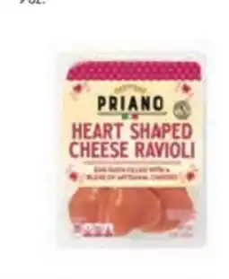 Aldi Priano Heart Shaped Cheese Ravioli offer