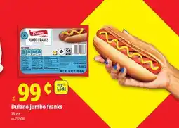 Lidl Dulano jumbo franks offer