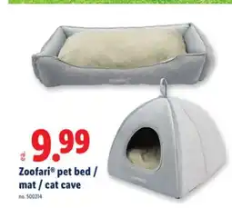 Lidl Zoofari pet bed/mat/cat cave offer