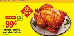 Lidl Butcher's Specialty fresh whole chicken offer