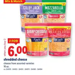 Lidl shredded cheese offer