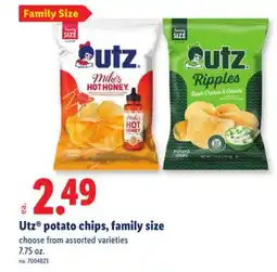 Lidl Utz potato chips, family size offer