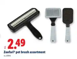 Lidl Zoofari pet brush assortment offer