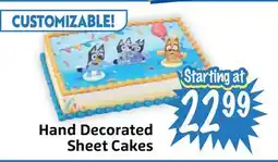 Foodmaxx Hand Decorated Sheet Cakes offer