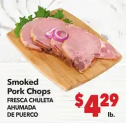 Vallarta Supermarkets Smoked Pork Chops / FRESCA CHULETA AHUMADA DE PUERCO offer