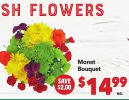 Vallarta Supermarkets Monet Bouquet offer