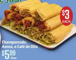 Vallarta Supermarkets Champurrado, Avena, o Café de Olla offer