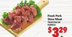 Vallarta Supermarkets Fresh Pork Stew Meat / TROCITOS DE PUERCO offer