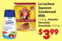 Vallarta Supermarkets La Lechera Squeeze Condensed Milk offer