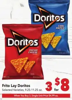 Vallarta Supermarkets Frito Lay Doritos offer