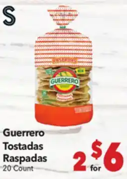 Vallarta Supermarkets Guerrero Tostadas Raspadas offer
