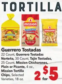 Vallarta Supermarkets Guerrero Tostadas offer