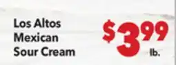 Vallarta Supermarkets Los Altos Mexican Sour Cream offer