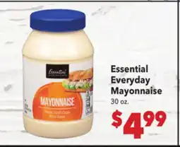 Vallarta Supermarkets Essential Everyday Mayonnaise offer