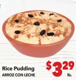 Vallarta Supermarkets Rice Pudding offer