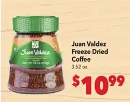 Vallarta Supermarkets Juan Valdez Freeze Dried Coffee offer