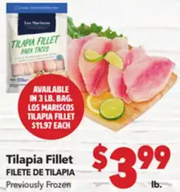Vallarta Supermarkets Tilapia Fillet / FILETE DE TILAPIA offer