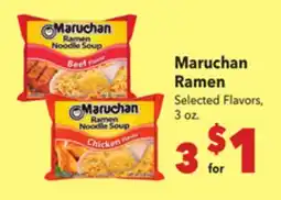 Vallarta Supermarkets Maruchan Ramen offer