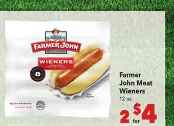 Vallarta Supermarkets Farmer John Meat Wieners offer