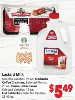Vallarta Supermarkets Lactaid Milk offer