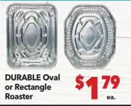 Vallarta Supermarkets DURABLE Oval or Rectangle Roaster offer