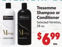 Vallarta Supermarkets Tresemme Shampoo or Conditioner offer