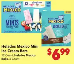 Vallarta Supermarkets Helados Mexico Mini Ice Cream Bars offer