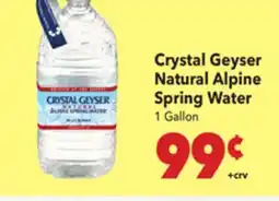 Vallarta Supermarkets Crystal Geyser Natural Alpine Spring Water offer