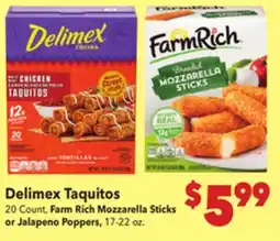 Vallarta Supermarkets Delimex Taquitos offer