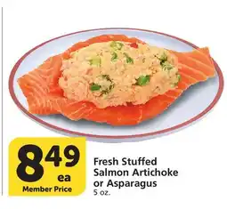 Albertsons Fresh Stuffed Salmon Artichoke or Asparagus offer