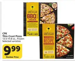 Albertsons CPK Thin Crust Pizza offer