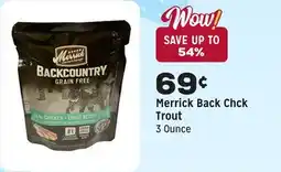 Grocery Outlet Back Chck Trout offer