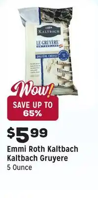 Grocery Outlet Kaltbach Gruyere offer