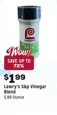 Grocery Outlet S&p Vinegar Blend offer