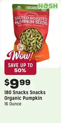 Grocery Outlet Snacks Organic Pumpkin offer