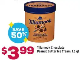Grocery Outlet Tillamook Chocolate Peanut Butter Ice Cream offer