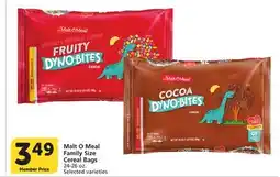 Vons Malt O Meal Family Size Cereal Bags offer
