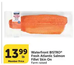 Vons Waterfront BISTRO Fresh Atlantic Salmon Fillet Skin On offer