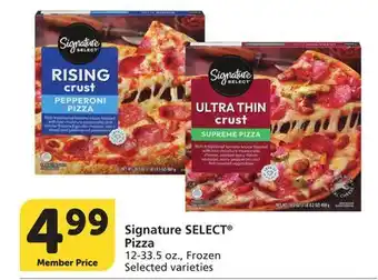 Vons Signature SELECT Pizza offer